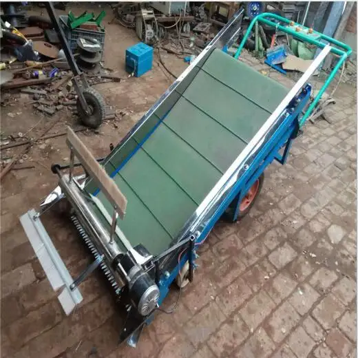 Self-propelled Vegetable Cutting Harvesting Machine Lettuce Harvester Leaf Vegetable Harvester