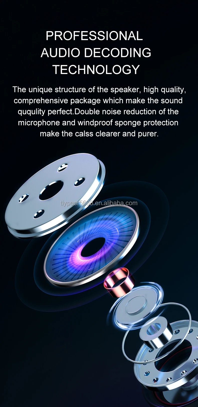 product tiypeor long standby rgb light effect waterproof wide call range motorcycle helmet earphone with half face motorcycle helmet-7