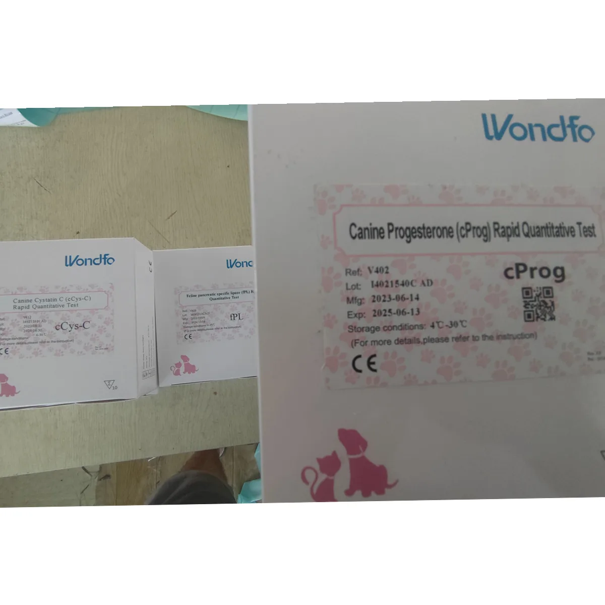 Wondfo Finecare Canine Dog Cat Feline Horse Cattle Rabbit Rat Poultry  Progesterone Vet Veterinary Test Machine YG-102 YG102