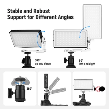 Led Video Camera Accessories Light Kit  2500-10000K NEEWER RGB Video Light product image