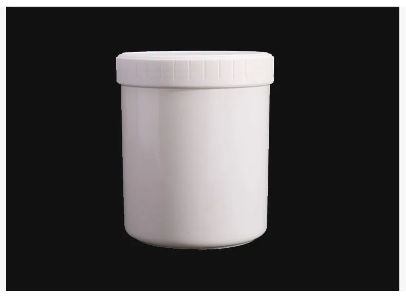 1000ml 1000g  35oz HDPE Jar Matt White Jar Cream Bottle Wide Mouth Bottle Ink Bottle