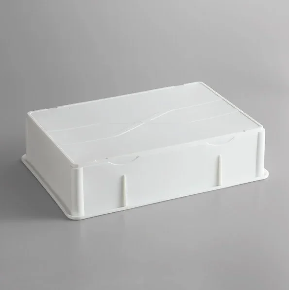 Commercial Kitchen & Restaurant Equipment Stackable Plastic Pizza Dough ...
