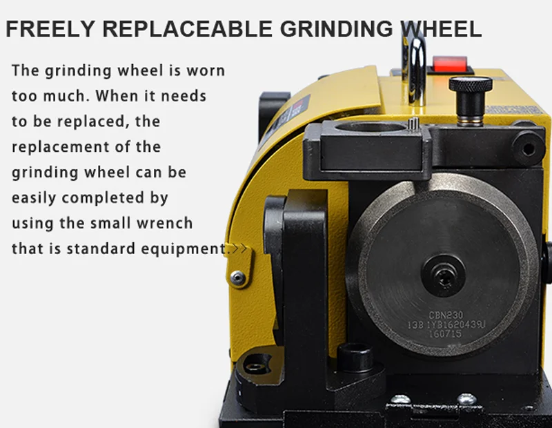 MR-13B Mini Drill Bit Sharpener - Precision Grinding Tools