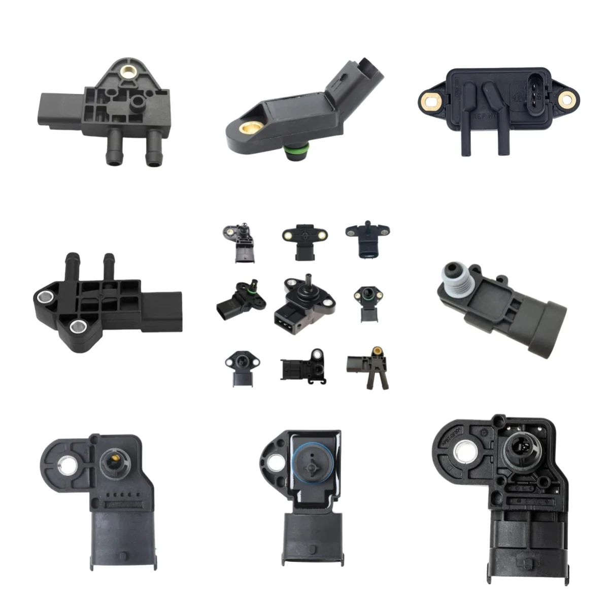 Intake Manifold Air Pressure Sensor Automotive 1385733 1607418 0004303807 42548333 Map Sensor 24V 6 Poles for Mercedes-Benz