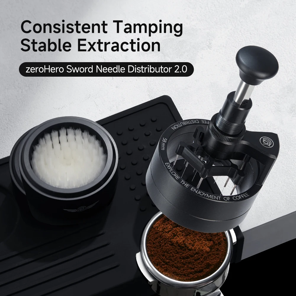 ZeroHero Thunder WDT Tool - 6 Pin Espresso Stirring Needle for