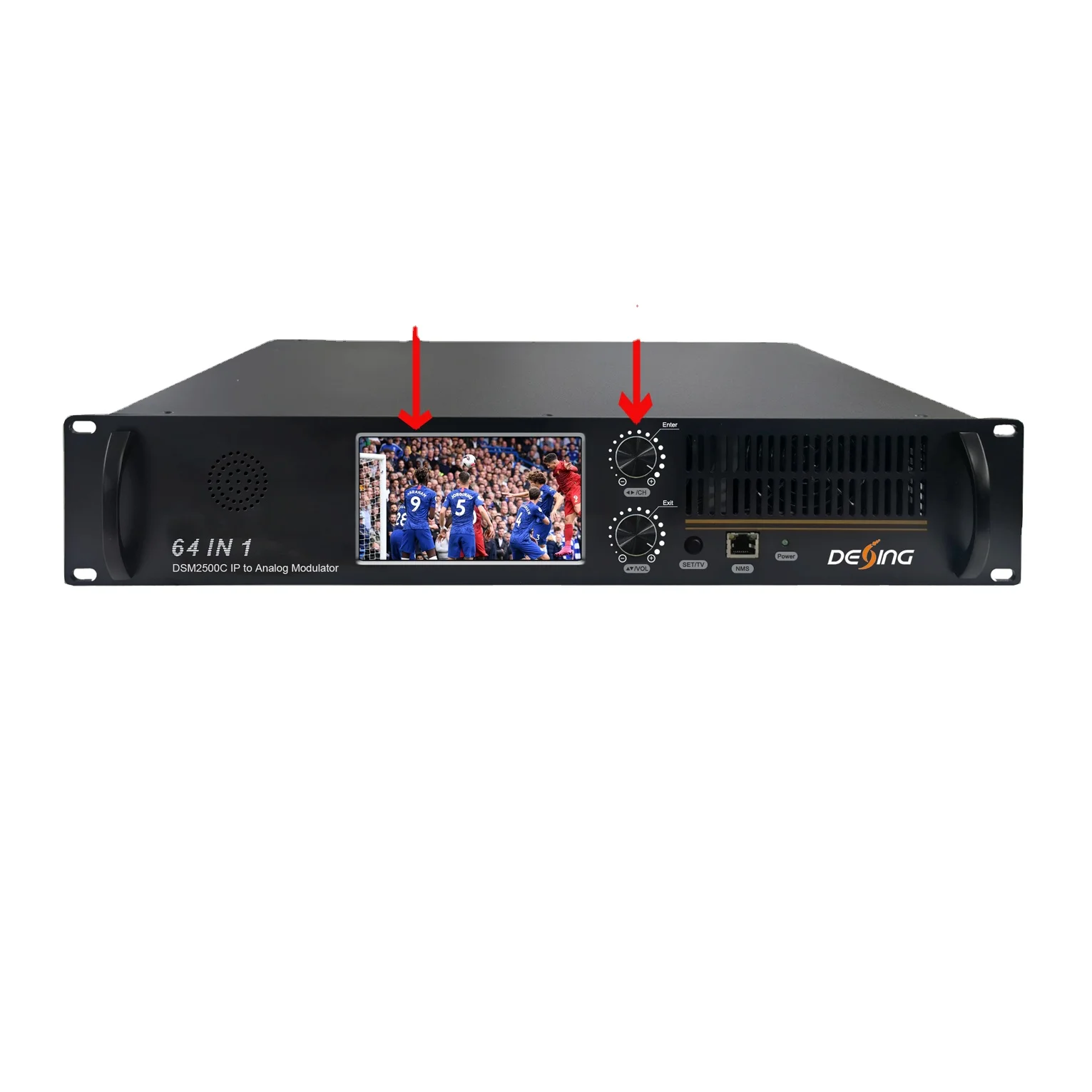 DSM2500C 64 in 1 IP to Analog Modulator - 64 Non-Adjacent RF