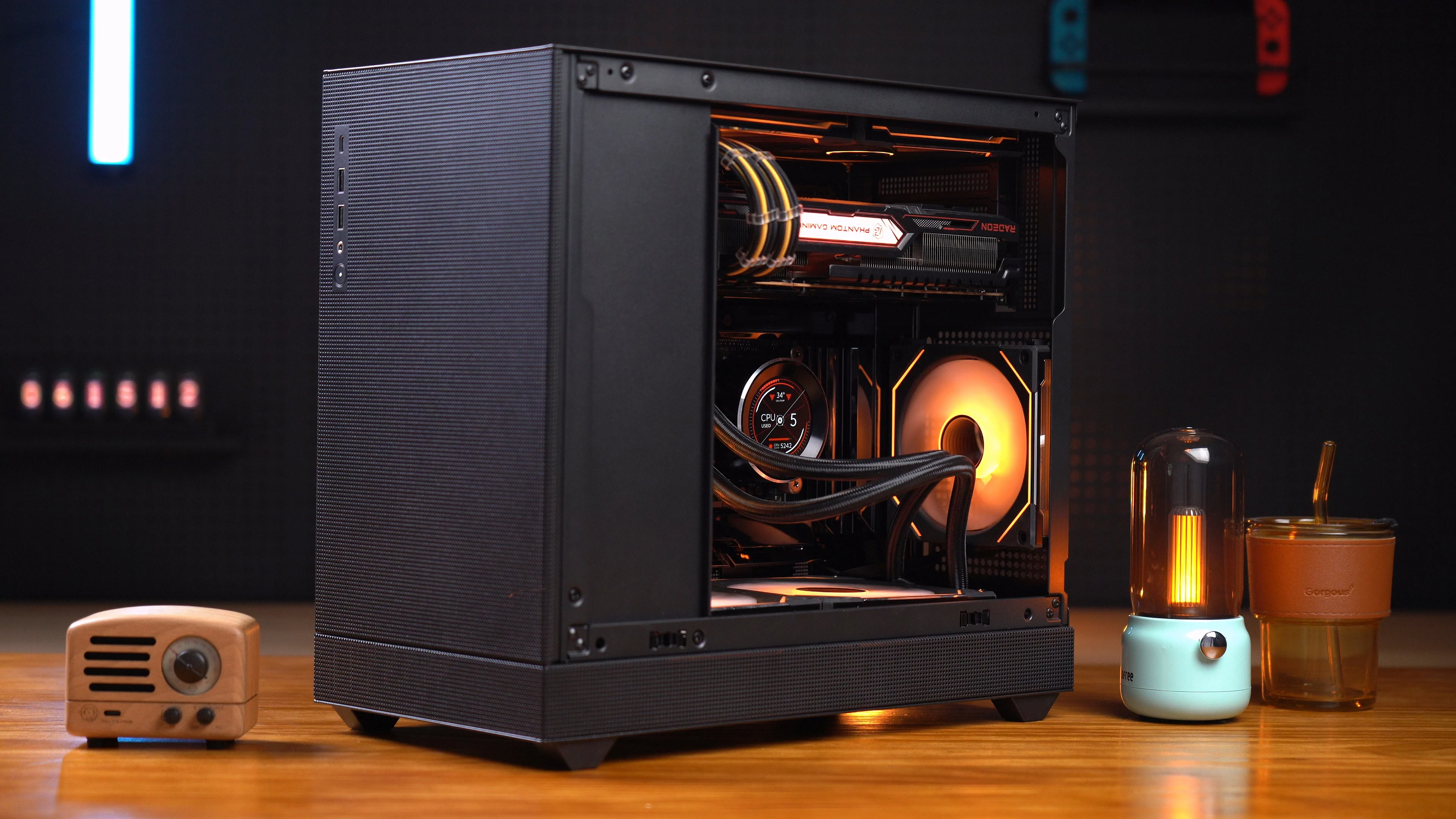 SAMA IM01 Pro メタルメッシュパネル スモール Micro ATX PCケース