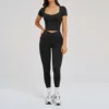 2539 mangas cortas + 2030-1 pantalones largos-premium negro