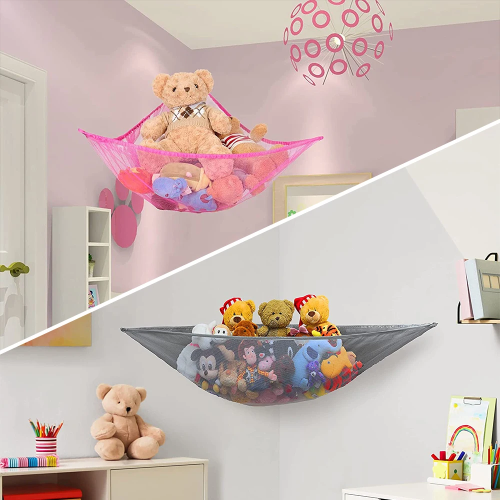 Macrame Hammock Mesh Toy Hammock Hanging Storage Nets Kids Macrame