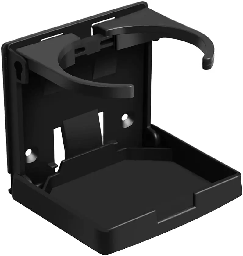 Adjustable Folding Drink Cup Holder With Screws Universal Bottle Holder