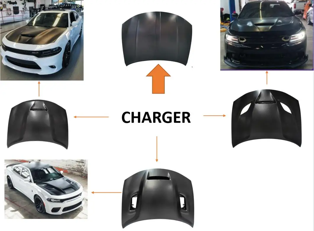 Dodge Charger Engine Hood For 201521 Auto Spare Parts Car
