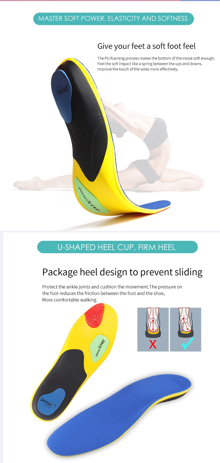 x leg correction arch support correction ion orthopedic eva insole for shoes flat foot798-42