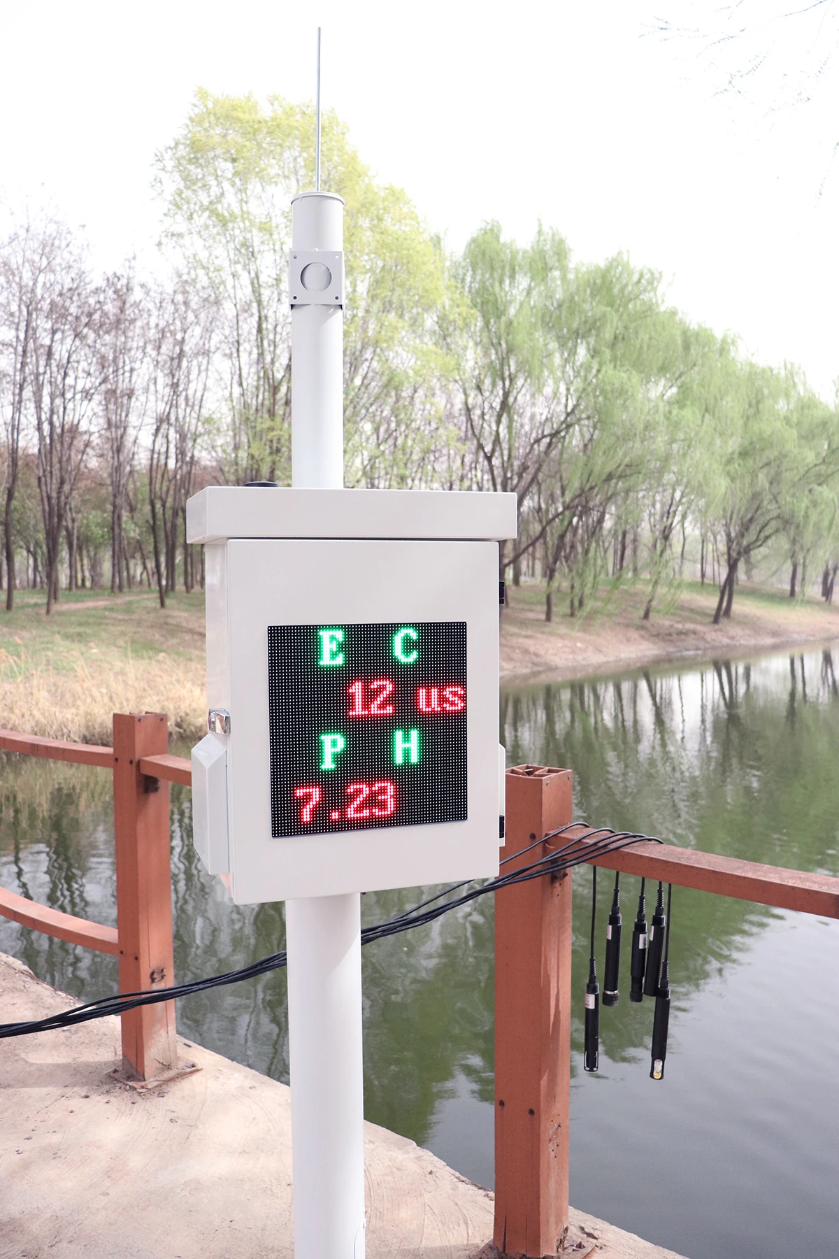 Hot selling five parameters Standard PH P4 full-color screen dissolved oxygen water quality Stations Instruction factory