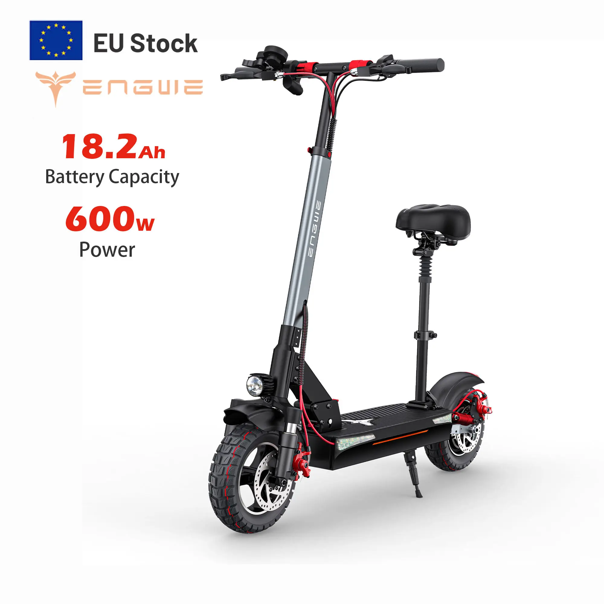 ENGWE Y600 M4 Pro s Electric Scooter 600W 10 Inch 48V Factory Direct Sale Adult Trotinette Electrique with Seat-666038
