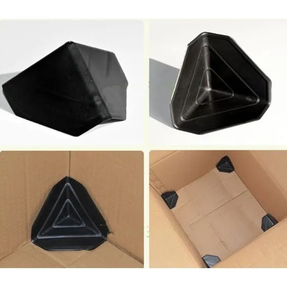 Wholesale BENECREAT 60Pcs 6 Style Plastic Triangle Corner Protector 