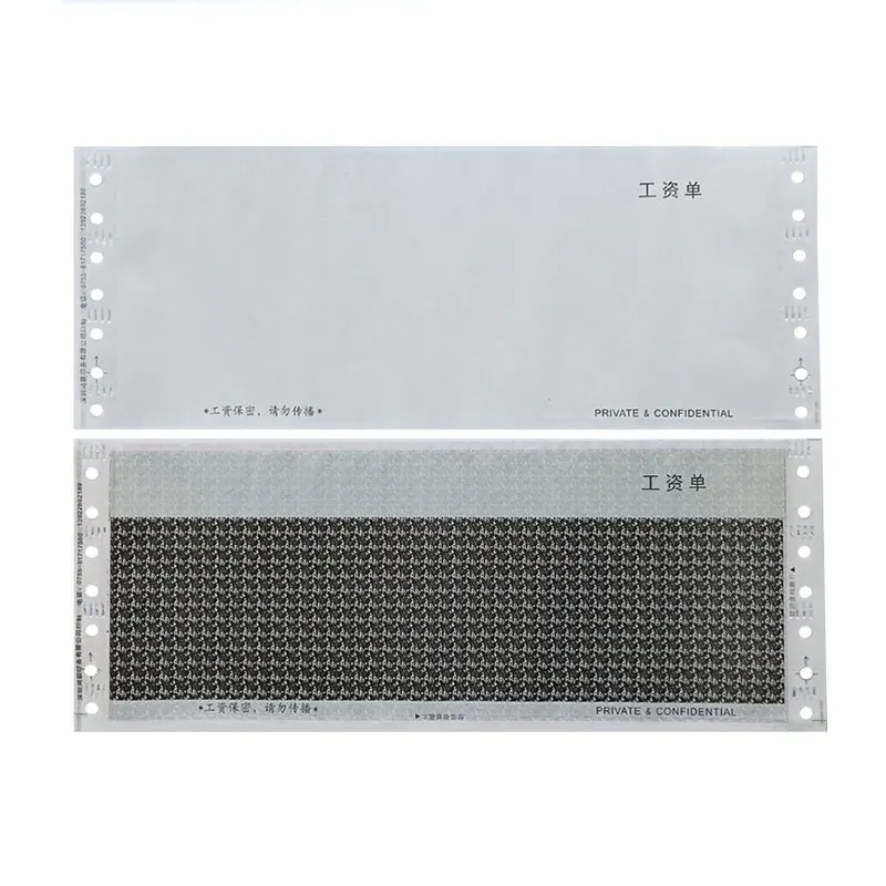 High Security Blank Secure From Business Voucher Perforated Check Paper for QuickBooks Quicken Laser Inkjet Printer