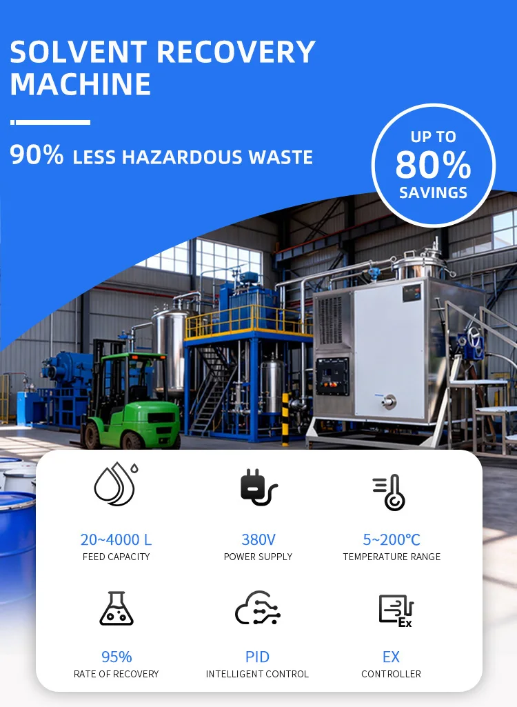 Solvent Container Machine Solvents Recovery Equipment - Efficient & Reliable Solutions