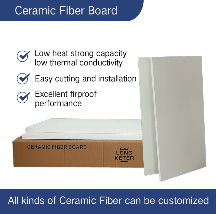 Fireproof Insulation Kiln Aluminosilicate 1430c Ceramic Fiber Board