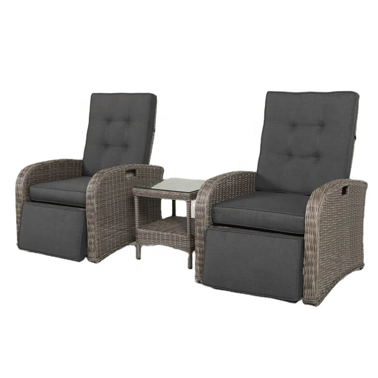 recliner chair and table set