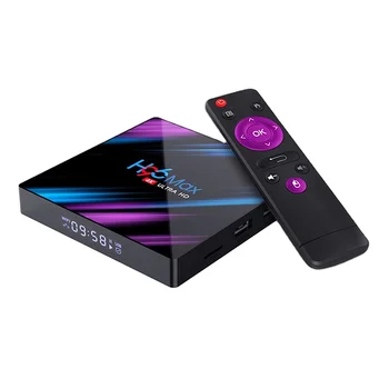 Free OEM  H96 Max  4gb 32gb 64gb Android Tv Box 10.0 Smart TVBox RK3318 dual Wifi  H96 max custom firmware android tv box