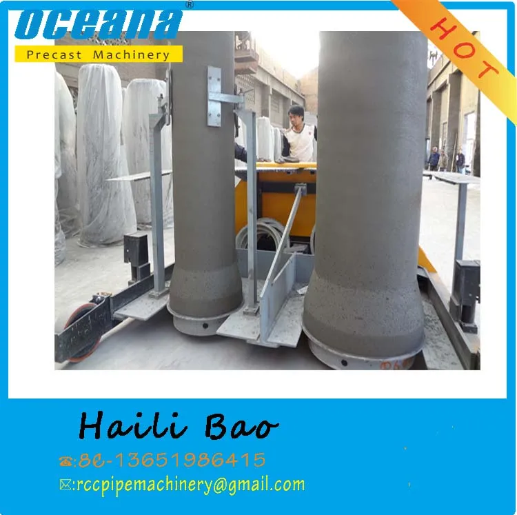 
Двухстанционная Вертикальная вибрационная машина для изготовления бетонных труб по заводской цене 