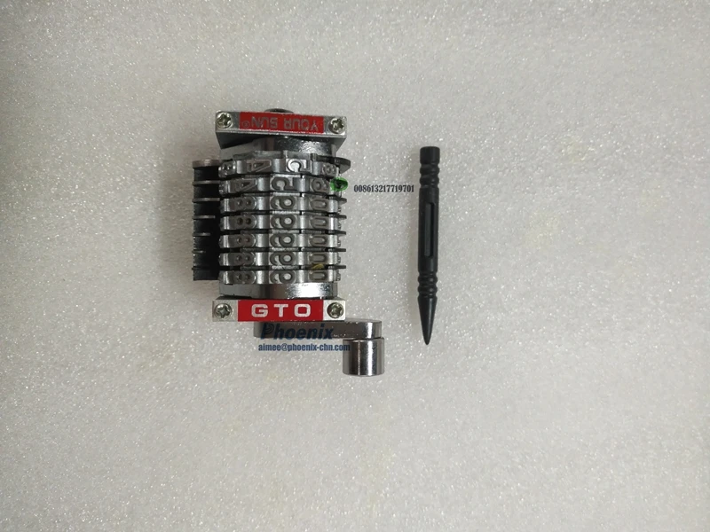7 Digit Numbering Machine Horizontal  Backward  8 Piece Vertical Backward 98765 GTO46 GTO52 Suitable for Heidelberg Parts