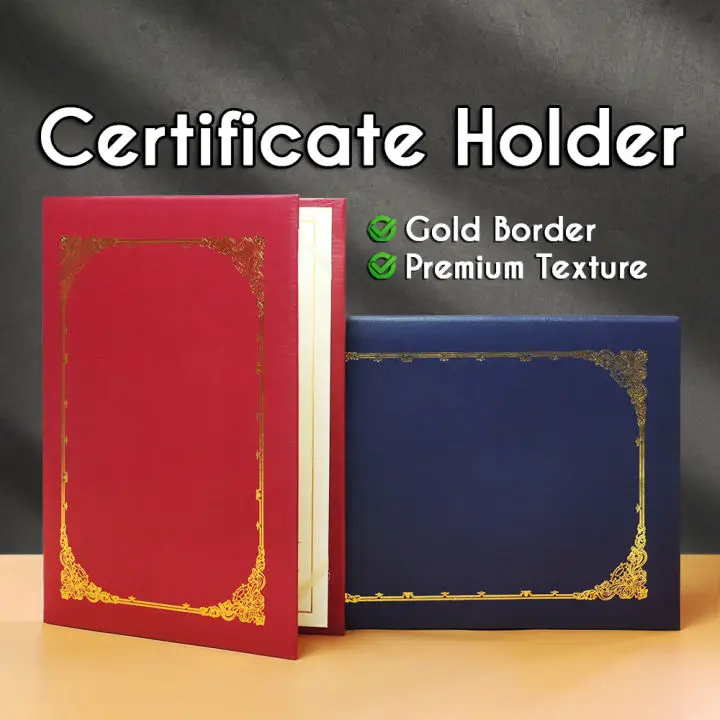 Custom Printed A5 Diploma Covers PU Padded Certificate Folders - Certificate Folder, Diploma Cover - View #7