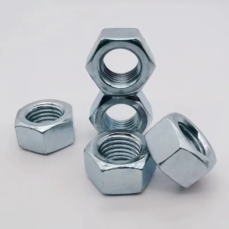 Din934 Galvanized Hex Nuts Factory Direct Sales Grade 4 Grade 8 Grade10  M24 M27 M30 M33 Hex Nut
