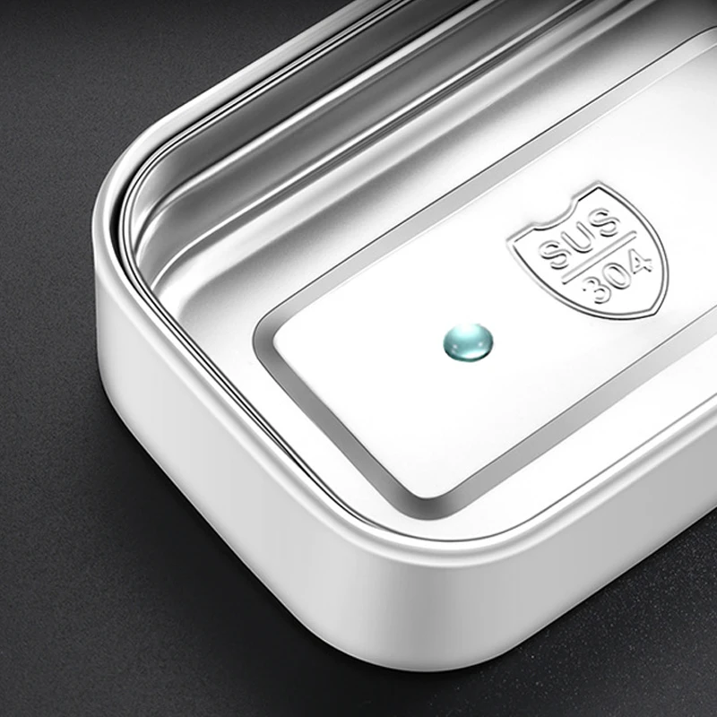 Экологичный Термоизолированный ланч-контейнер из нержавеющей стали с мешком для обеда столовые приборы Штабелируемый Ланч-бокс