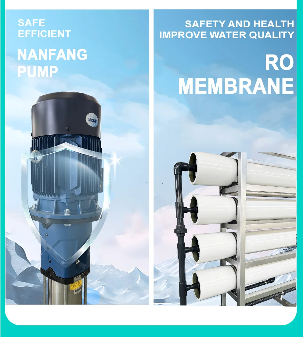 Compact Salt Drinking Water Factory RO Plant Desalination Equipment Groundwater Well Reverse Osmosis Machinery details