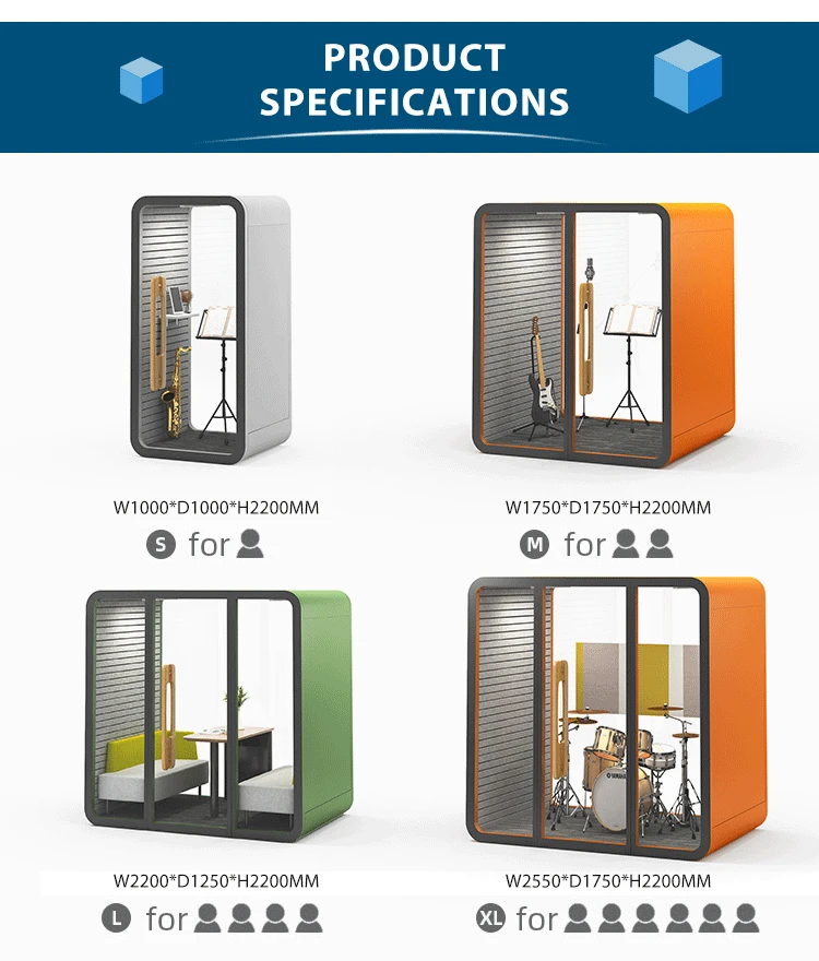 Outdoor Office Pod Prefabricated House Capsule Meeting Office Cabin