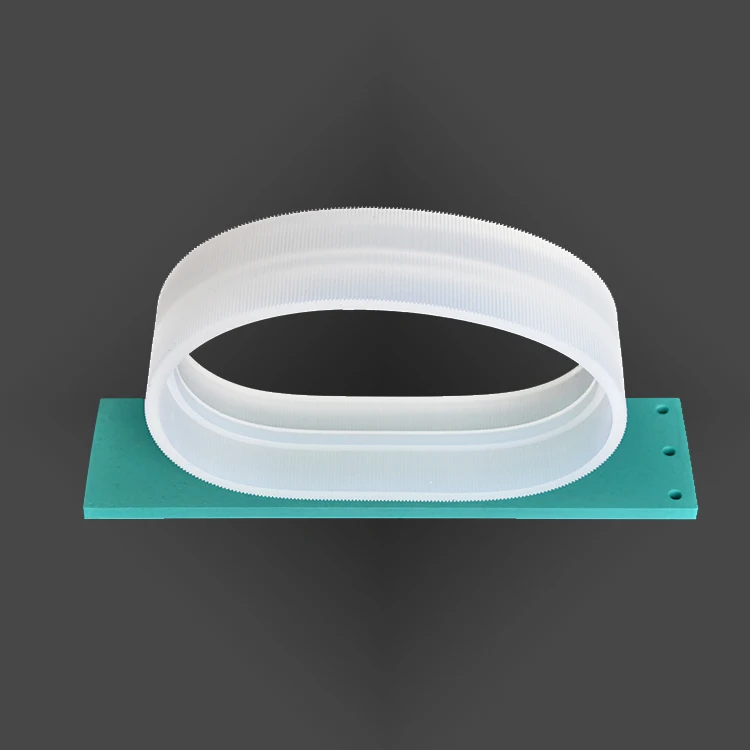 Translucent Silicone Sorting & Paging Machine Belt Timing Rubber Feeding & Pressing Plate OEM Customizable