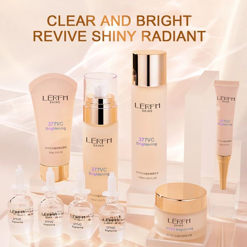 Oem Odm Private Label LERFM SymWhite 377 Glowing Revitalizing Skincare Set Vitamin C Skin Care Kit