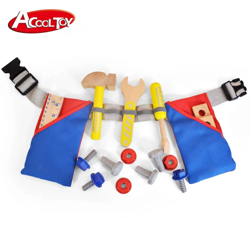 Деревянный игровой домик игрушечный детский Винт инструмент с деревянным гаечным ключом Набор детских инструментов