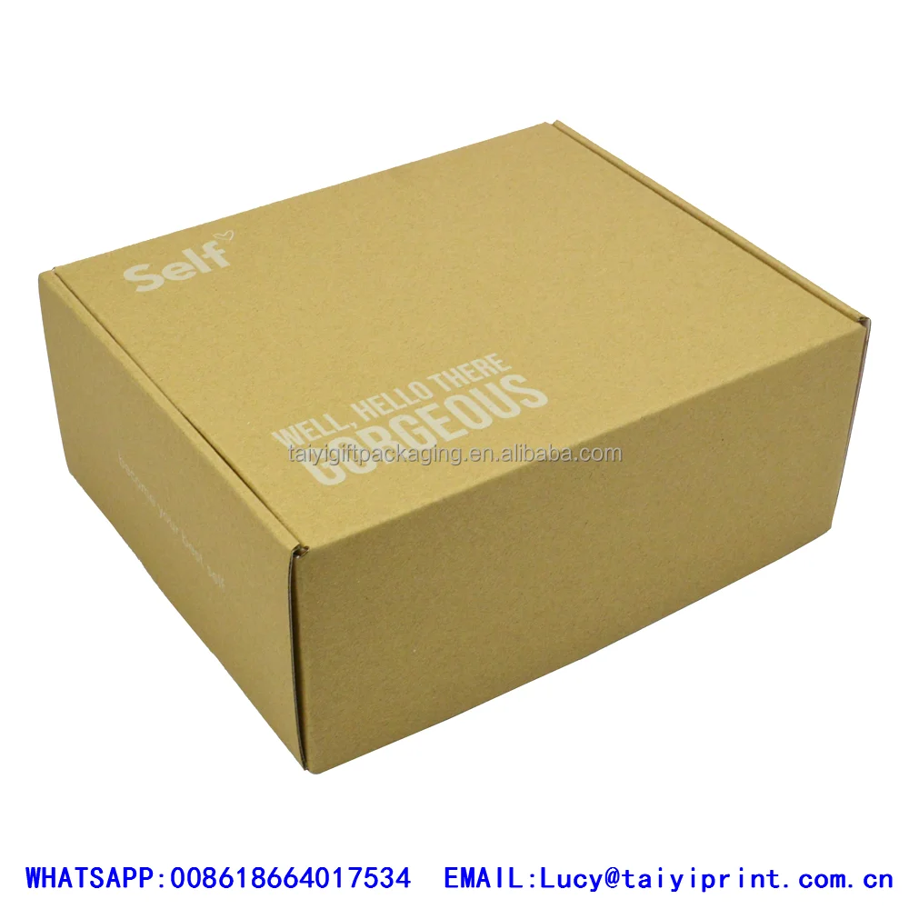 Mail Moving Carton Box Logo Printed Black Paper Cardboard Packaging