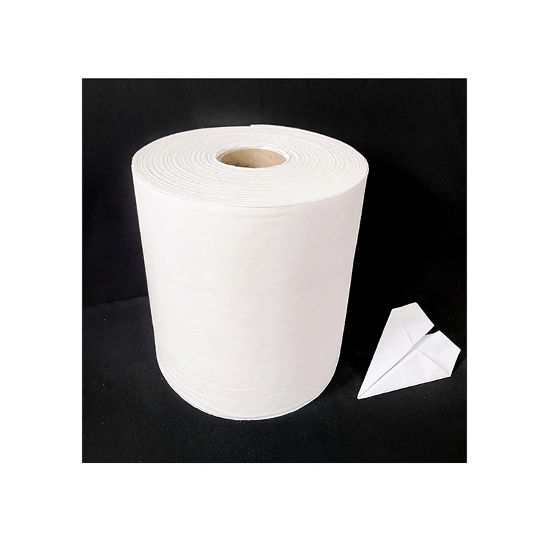 Polypropylene Non Woven White Plain Pp Wood Pulp Spunlace Nonwoven