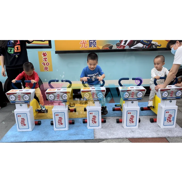 CGW Kids Arcade Rides Sport Arcade Game Machine Coin Operated Fun Bubble Bicycle Sports Equipment  for Kids