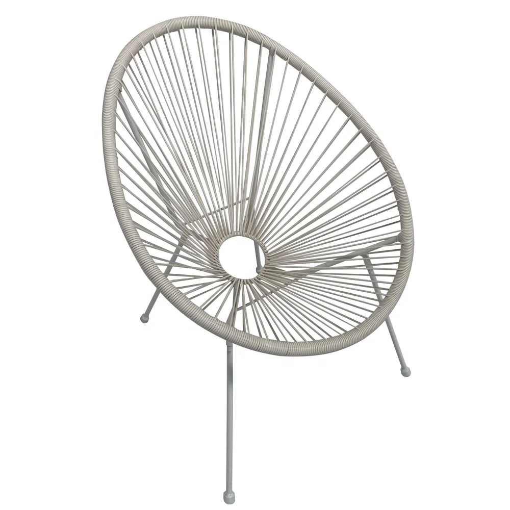 Outdoor Garden Acapulco Chair Rattan Wicker Garden Colorful String Egg