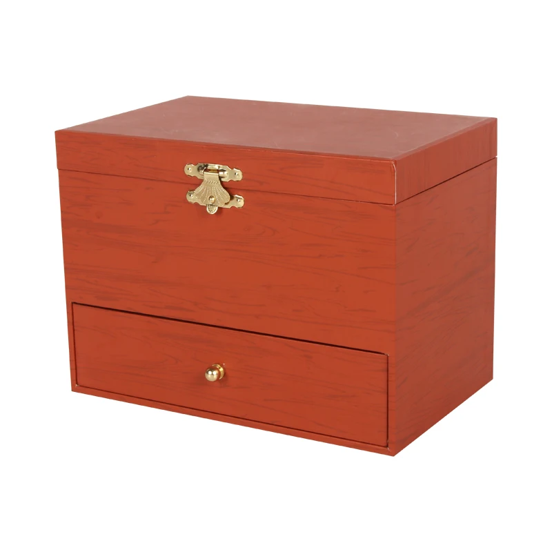 2022 Christmas music box style wooden music box arts and crafts creative Christmas gift desk place children's toys