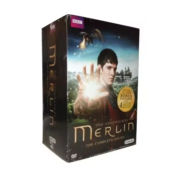 Merlin the Complete Series DVD Boxset 24 Discs Factory Wholesale