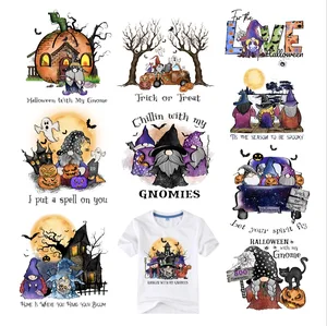 High Quality Wholesale DTF Custom Design Heat Press Stickers Waterproof Fabric for T-Shirt Silk Screen Printed Transfer Printing