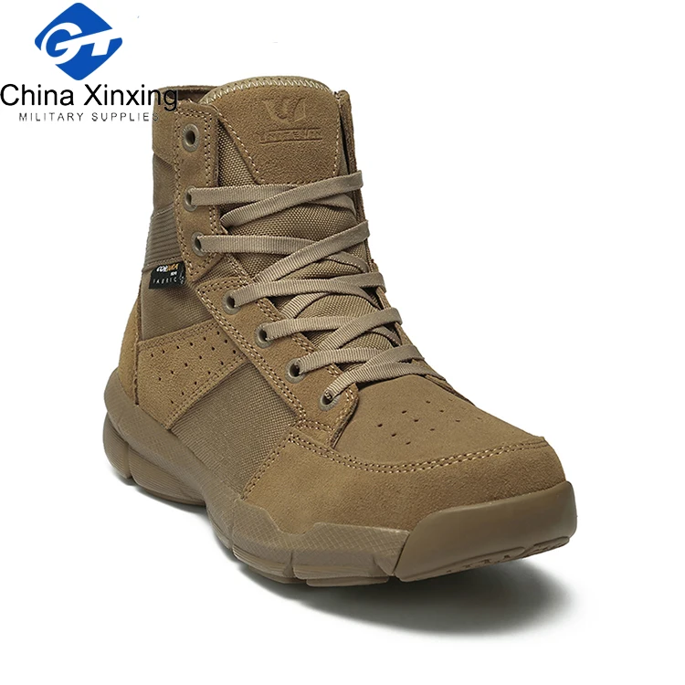 Men Brown Military Army Tactical Shoes 