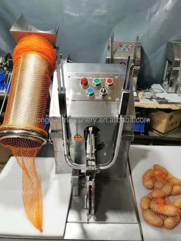 Efficiently Seal Vegetable Net Bags with QD Clipper Machine