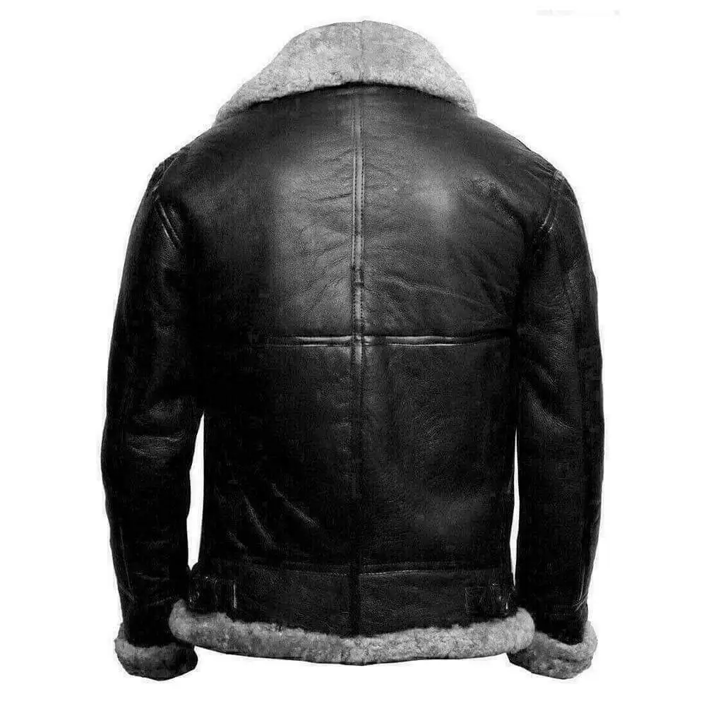 Warm Inner New Design Winter Long Coat Slim Fit PU Leather Plus Size Men's Jacket_voghion.com