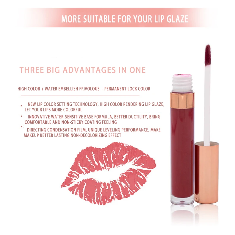 30 цветов матовый веганский не липкий телесный блеск для губ частная этикетка сжимающий блеск для губ поставщик блестящая Водонепроницаемая жидкая губная помада Oem