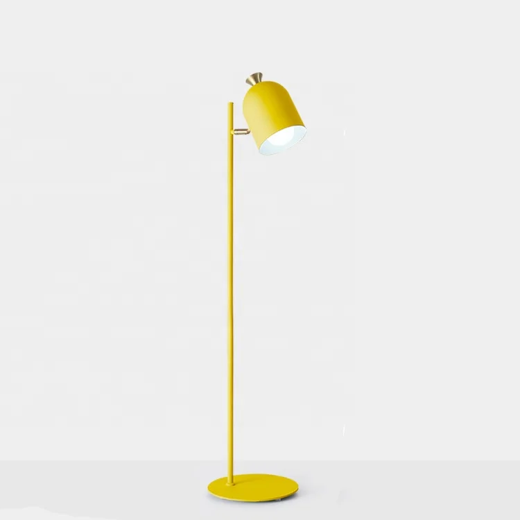 Современная простая нордическая стильная комнатная зеркальная железная Напольная Лампа с украшением