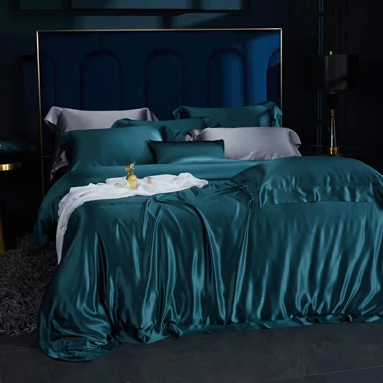 Оптовая Продажа Топ роскошный Шелковый пододеяльник oeko tex Индивидуальный размер 6А класс тяжелый чистый шелк тутового шелкопряда 30