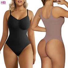 HB Shaper Free Sample S-3XL Bodysuit For Women Tummy Control Shapewear Seamless Sculpting Thong Body Shaper
