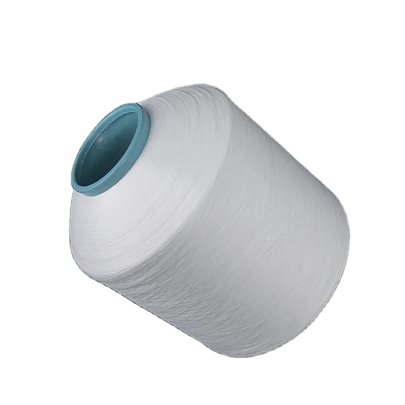Bright Hilo 300d Aty 300 Gr Raw White Recycled Cationic air Textured Polyester Dty Fdy 300/96 Yarn for Narrow Ribbon