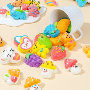 Custom Cartoon Marshmallow Hot-Selling  Factory Supply Ocean Shape Mixed Styles Fruity Flavor Coated for Bag